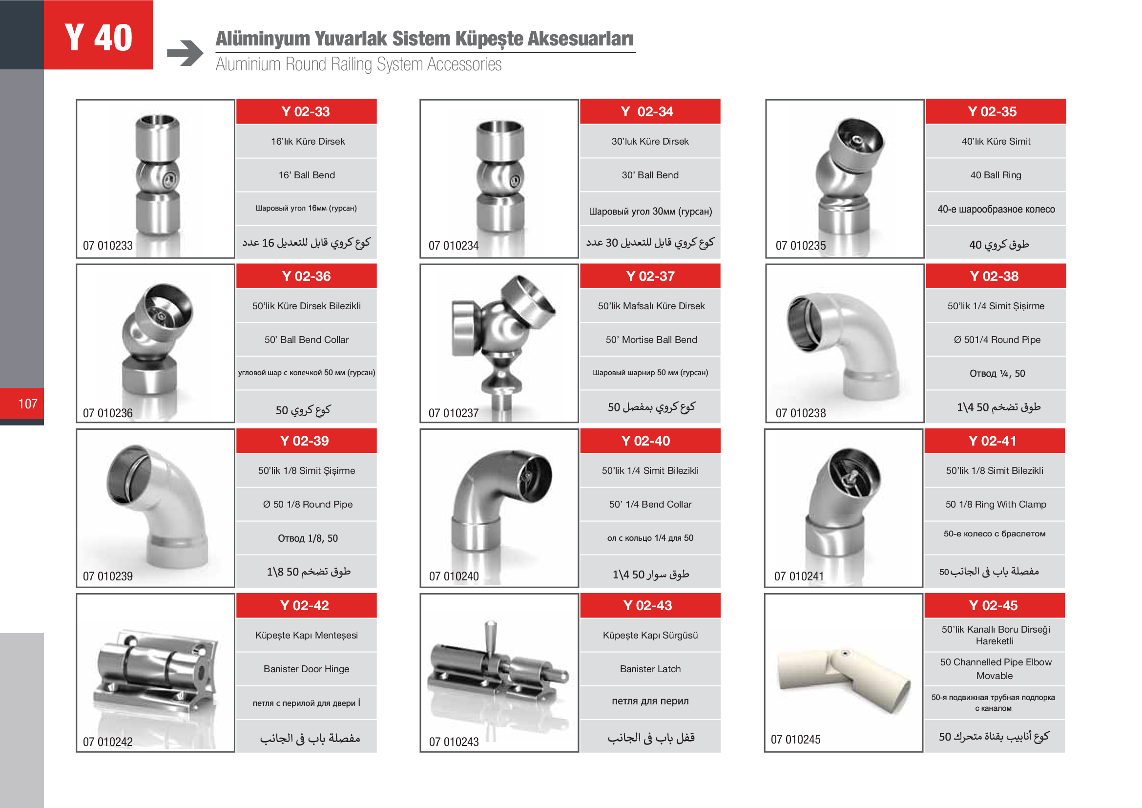 Küpeşte Oval Sistemleri 14